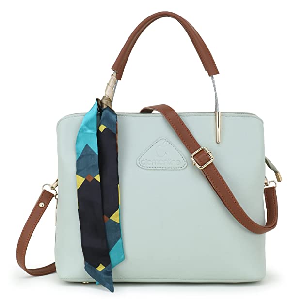 Buy Pelle Luxur PU Leather Handbags | Top Handle Boomer Satchel Bag with  Detachable Strap | Ladies Purse Handbag,Tan at Amazon.in